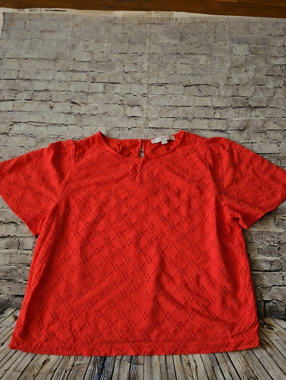 Loft Pink Blouse Top Size M